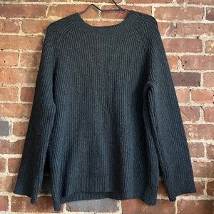 BP Charcoal Ribbed Sweater - LIKE NEW